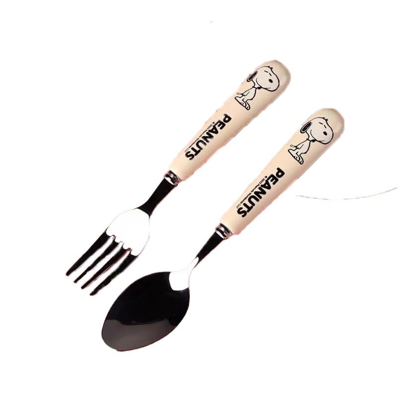 Amazon.co.jp: スヌーピー スプーン フォーク2点セット ケーキ